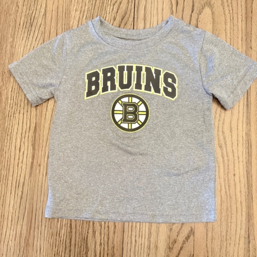 NHL Bruins Toddler 2T Gray Tee BA